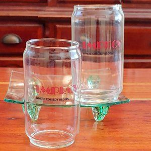 Improv Comedy Club Drinking Glass Set